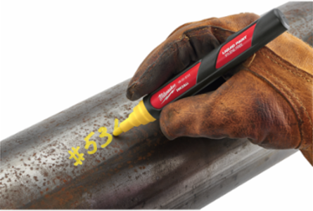 INKZALL Yellow Paint Marker, 6.09 Inch, Durable Acrylic Nib, 10 Sec Dry Time, Water & UV Resistant
