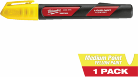 INKZALL™ Yellow Liquid Paint Marker