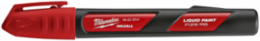 INKZALL Red Paint Marker, 6.09 Inch, Durable Acrylic Nib, Water & UV Resistant