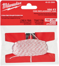 100 Ft. High Strength Braided Chalk Line Replacement, 1.5 mm Nylon