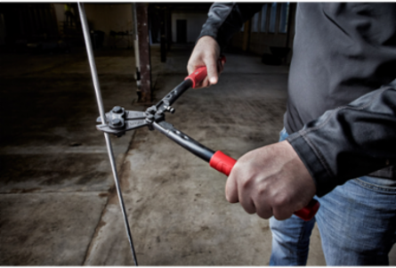 14 Inch Bolt Cutter, Cutting Capacity 5/16 Inch, Forged Steel Blades