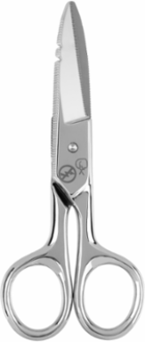 Electrician Scissors with Micro-Serrated Blades, 5.31 Inch Length