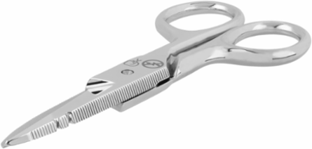 Electrician Scissors with Micro-Serrated Blades, 5.31 Inch Length