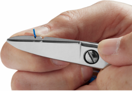 Electrician Scissors with Micro-Serrated Blades, 5.31 Inch Length