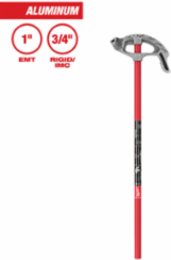 1 Inch Aluminum EMT Conduit Bender with Reinforced Hook, 8.3 Pounds