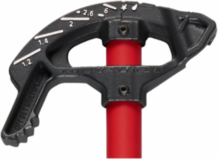 1/2 Inch EMT Iron Conduit Bender with High Contrast Markings, 6.13 Pounds