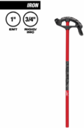 1 Inch EMT Iron Conduit Bender, Steel, 45.25 Inch Length, 11.87 Pounds