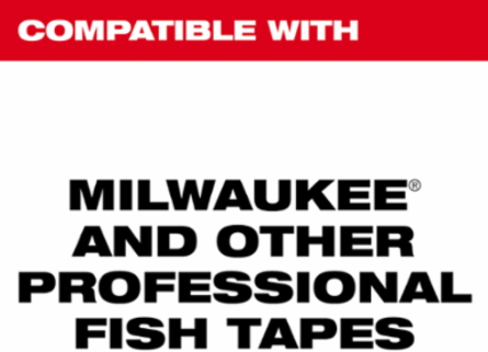 6500 ft Polypropylene Pull Line with 210 lb Tensile Strength and High Visibility Red Stripe