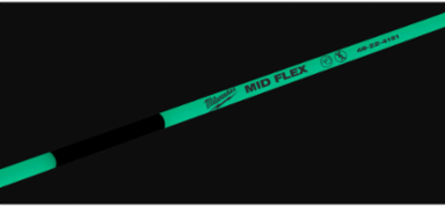 5 Ft Mid Flex Electrical Fish Stick, Fiberglass, Glow-in-the-Dark