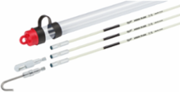 15 Ft High Flex Fish Stick Kit with 3 Fiberglass Sticks and Tips