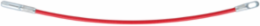 Metal Fish Tape Flexible Leader, 12 Inch Overall Length, Steel Material