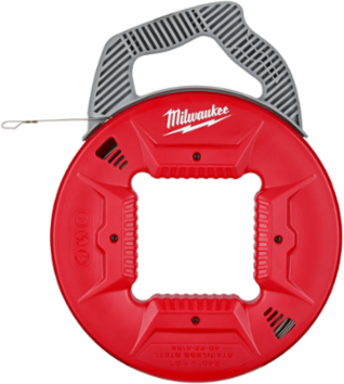 240 Ft 1/8 Inch Stainless Steel Fish Tape with High Visibility Markings