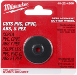 PEX Cutting Wheel for 1.3 Inch Diameter Pipes, High Carbon Steel Construction