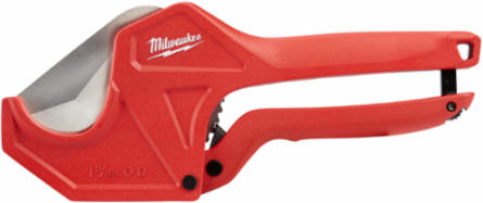 Ratcheting Pipe Cutter 1-5/8 Inch Max Capacity, Stainless Steel Blade, 1.25 Pounds