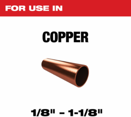 Mini Copper Tubing Cutter 1 Inch with Aluminum Build and Chrome Rollers