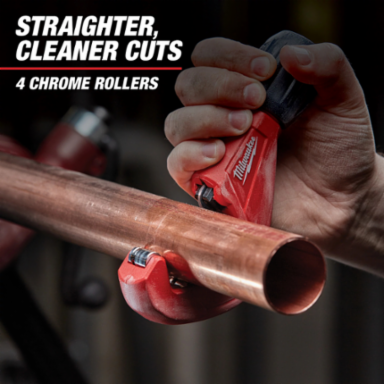 1-1/2 Inch Constant Swing Copper Tubing Cutter with Chrome Rollers and Reamer