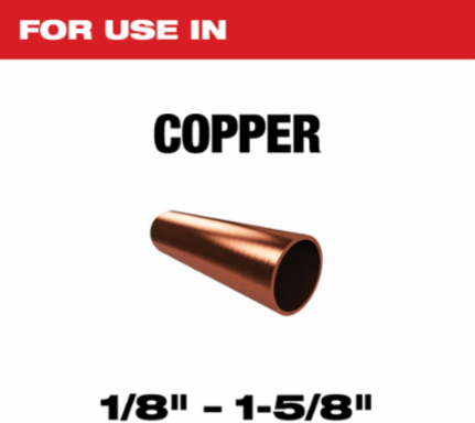1-1/2 Inch Constant Swing Copper Tubing Cutter with Chrome Rollers and Reamer