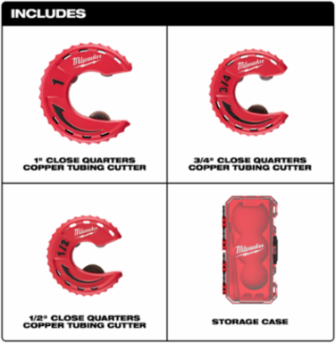 3pc Close Quarters Tubing Cutter Set