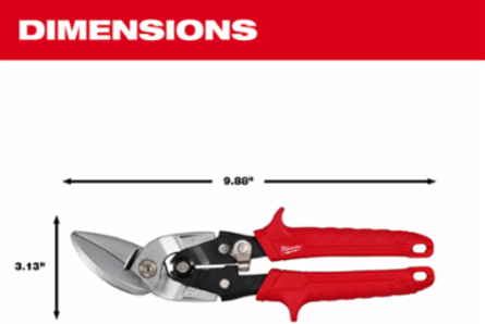 Left Cutting Offset Aviation Snips