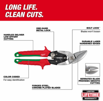 2PC Offset Aviation Snip Set
