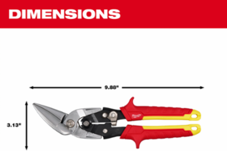 Straight Cutting Offset Aviation Snips