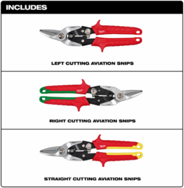 3PC Aviation Snip Set
