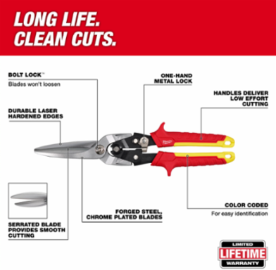 Long Cut Aviation Snips