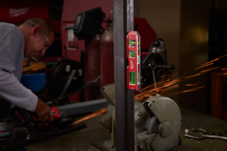 Compact Billet Torpedo Level 10.51 Inch Length, Aluminum Frame, Level Accuracy .0005"/In.
