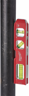 Compact Billet Torpedo Level 10.51 Inch Length, Aluminum Frame, Level Accuracy .0005"/In.
