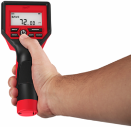 12 Inch Digital Measuring Wheel with IP54 LCD Screen, Telescoping Frame