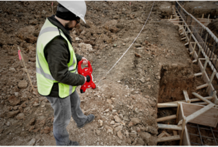 100 Foot Fiberglass Open Reel Tape Measure with 3:1 Gear Ratio