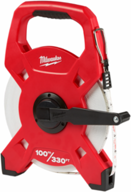 330 ft Fiberglass Open Reel Long Tape with 3:1 Gear Ratio