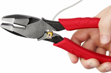 9" Comfort Grip High Leverage Lineman's Pliers w/ Crimper