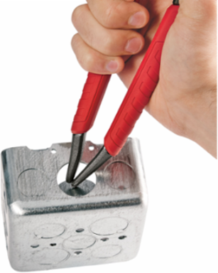 8 Inch Hex-Jaw Pliers, 1-3/4 Inch Jaw Capacity, Forged Alloy Steel, Insulated Handles