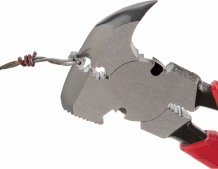 Fencing Pliers, 10.61 Inch Size, Steel, Rust Resistant, Comfort Grips