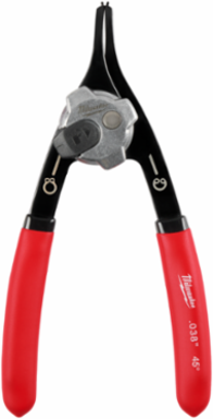 Convertible Snap Ring Pliers 0.038 Inch Tip, 45° Angle, 6 Inch Length