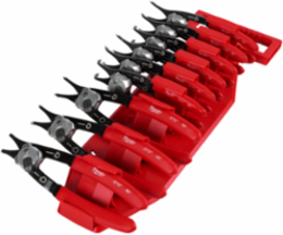 9PC Convertible Snap Ring Pliers Set, 0.070 Inch Tip Diameter, 15 Inch Length