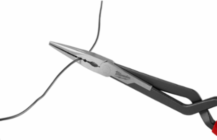 13 Inch Long Reach Needle Nose Pliers with 3-1/4 Inch Jaw and Ergonomic Grip