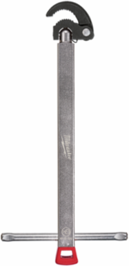 Basin Wrench 1.25 Inch Capacity, Adjustable Length 10-17 Inch