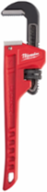 10 Inch Steel Pipe Wrench - Adjustable, 1.5 Inch Maximum Opening, Ergonomic Design