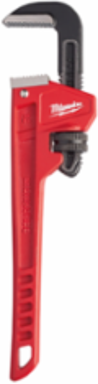 12 Inch Steel Pipe Wrench, Adjustable Jaw, 2 Inch Maximum Opening