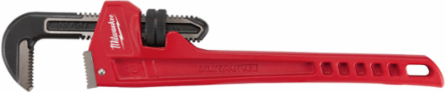 18 Inch Steel Pipe Wrench, Adjustable, 2.2 Inch Maximum Opening