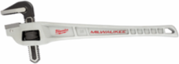 18 Inch Aluminum Offset Pipe Wrench, Jaw Capacity 2 Inch, Ergonomic Handle