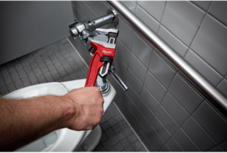 12 Inch Smooth Jaw Pipe Wrench, Jaw Capacity 2-5/8 Inch, Steel