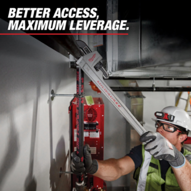 14 Inch Aluminum Pipe Wrench with POWERLENGTH™ Handle, Max Opening 2 Inch
