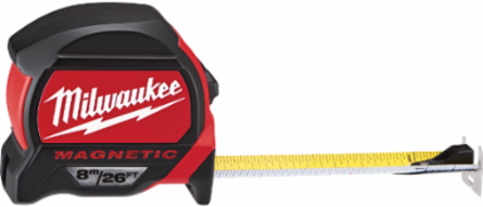 Magnetic Tape Measures, 8m/26ft