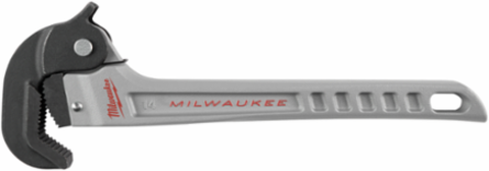 12 Inch Adjustable Wrench, 1.625 Inch Maximum Opening, Chrome Plated