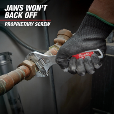 8" Wide Jaw Adjustable Wrench