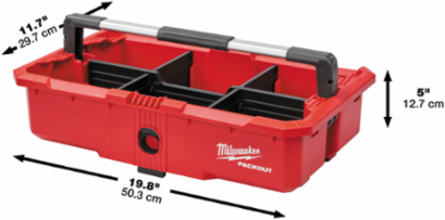 PACKOUT™ Tool Tray 19.8 Inch x 11.7 Inch, 25lbs Capacity, Adjustable Dividers