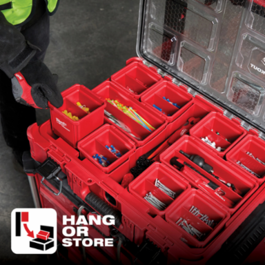 PACKOUT™ 2PK Bin Set - Impact Resistant, 7.3 Inch Height, Red
